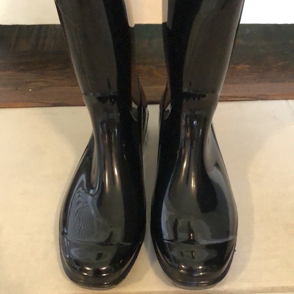 Shoes - NIB Coach Pixy Rain boots Black